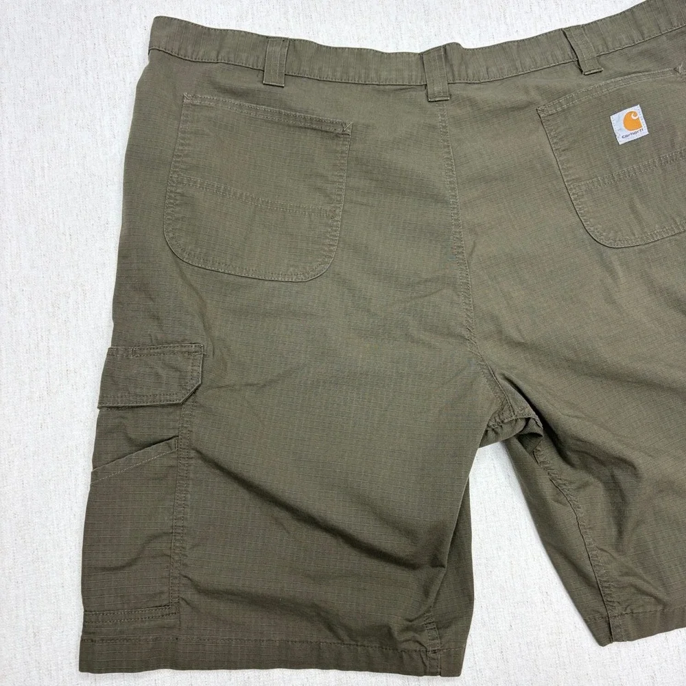 Carhartt Force Relaxed Fit Ripstop Cargo Work Shorts Mens 48 Olive Green 11